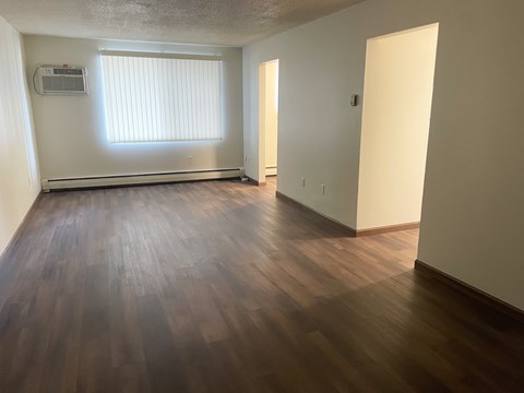 Floor plan for 1 bed, 1 bath